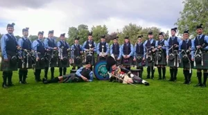 The Isle of Skye Pipe Band, Portree, Isle of Skye